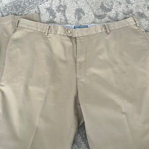 Peter Millar Pima Cotton Flat Front Trousers